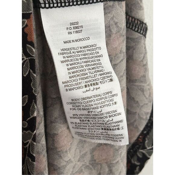 Boden Long Sleeve Empire Jersey Women's Tea Dress Multicolored Size 6R - Picture 6 of 6